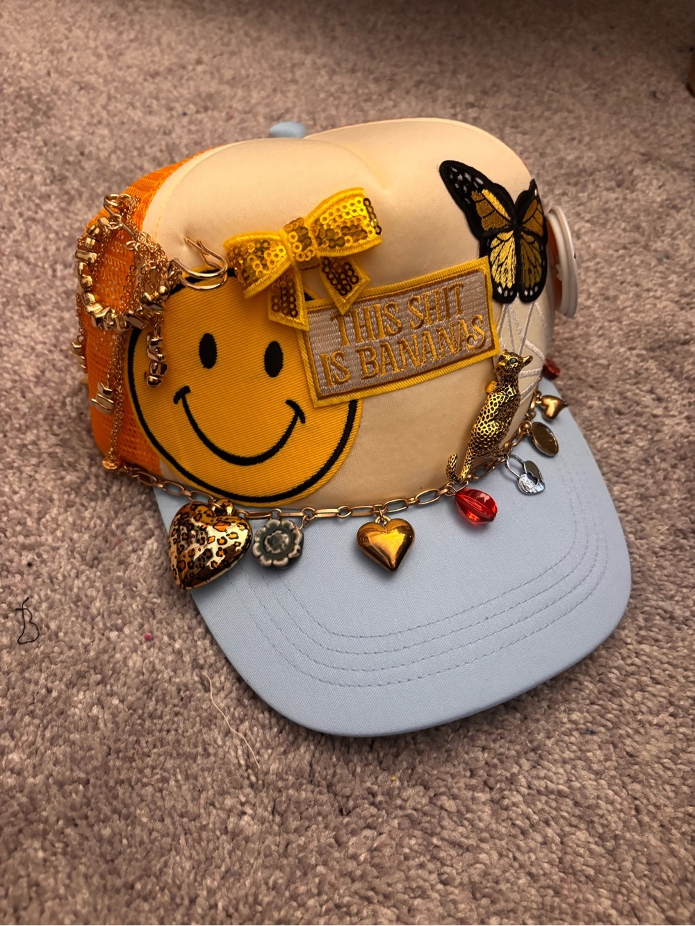 CUSTOM TRUCKER HAT TSI BANANAS